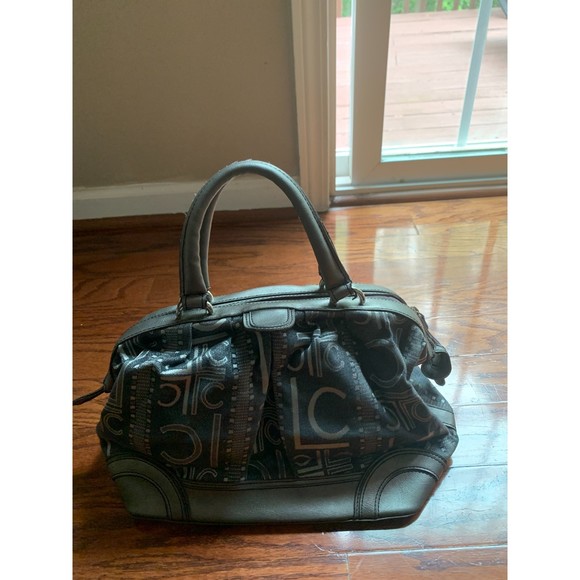 Attractive Liz Claiborne Gray Tote Bag - Picture 1 of 3